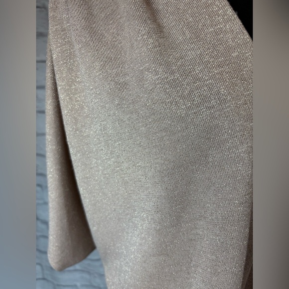 Cute gold and pink sparkle top size Large! - Picture 4 of 11